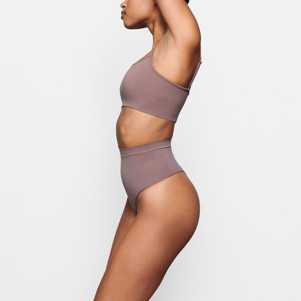 Skims SCULPTING MID WAIST Thong Bruin | OUW-865937