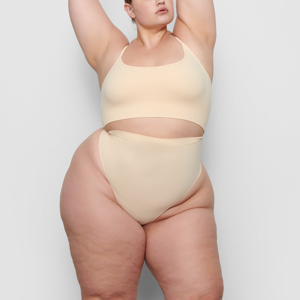 Skims SCULPTING MID WAIST Thong Bruin | VRC-150234