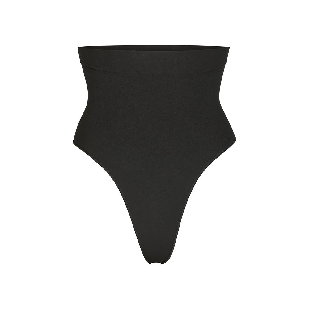 Skims SCULPTING MID WAIST Thong Zwart | VAO-824935