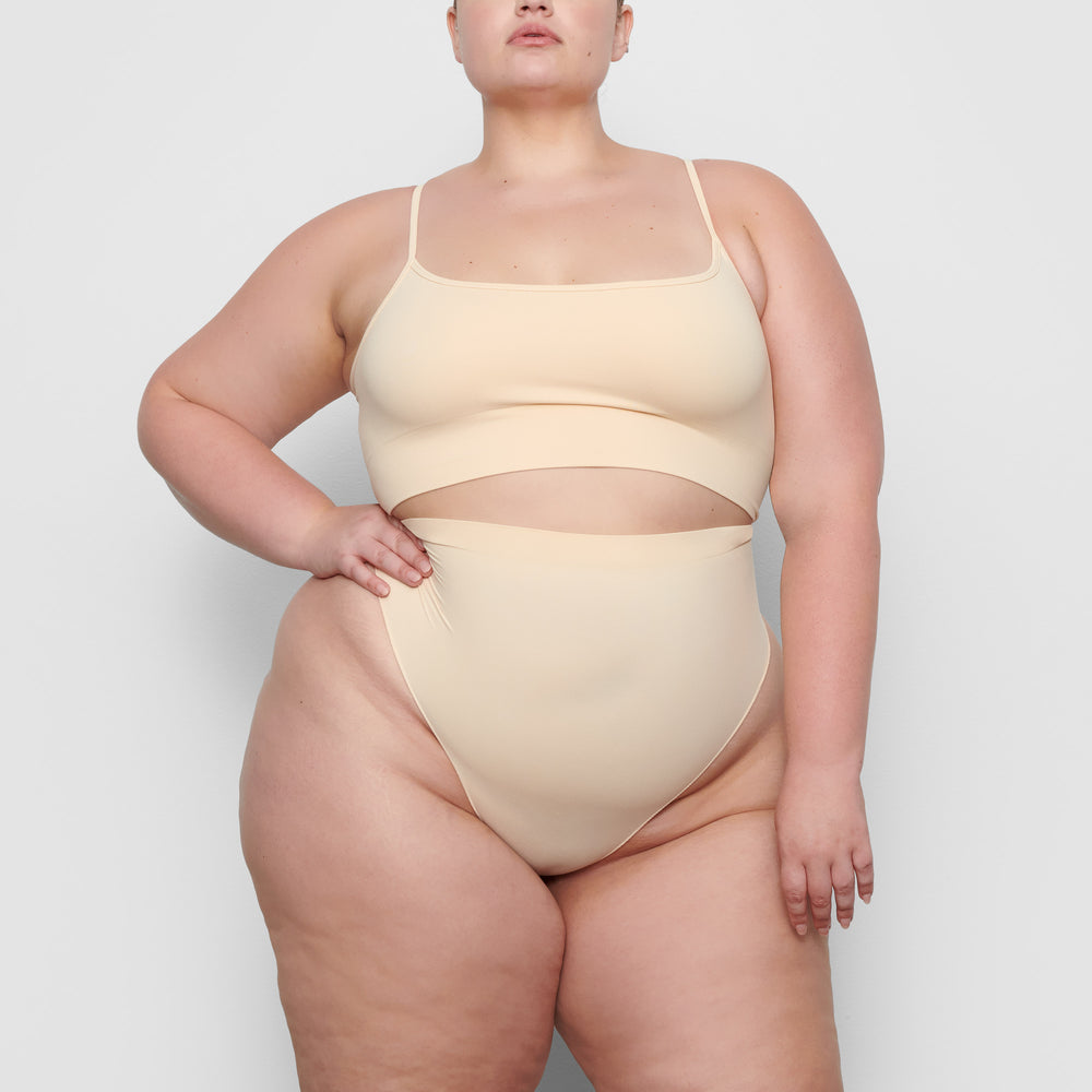 Skims SCULPTING SCOOP NECK Bralette Bruin | ANX-806749