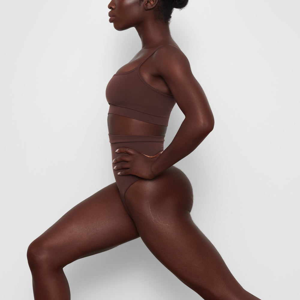 Skims SCULPTING SCOOP NECK Bralette Chocola | SKT-356721