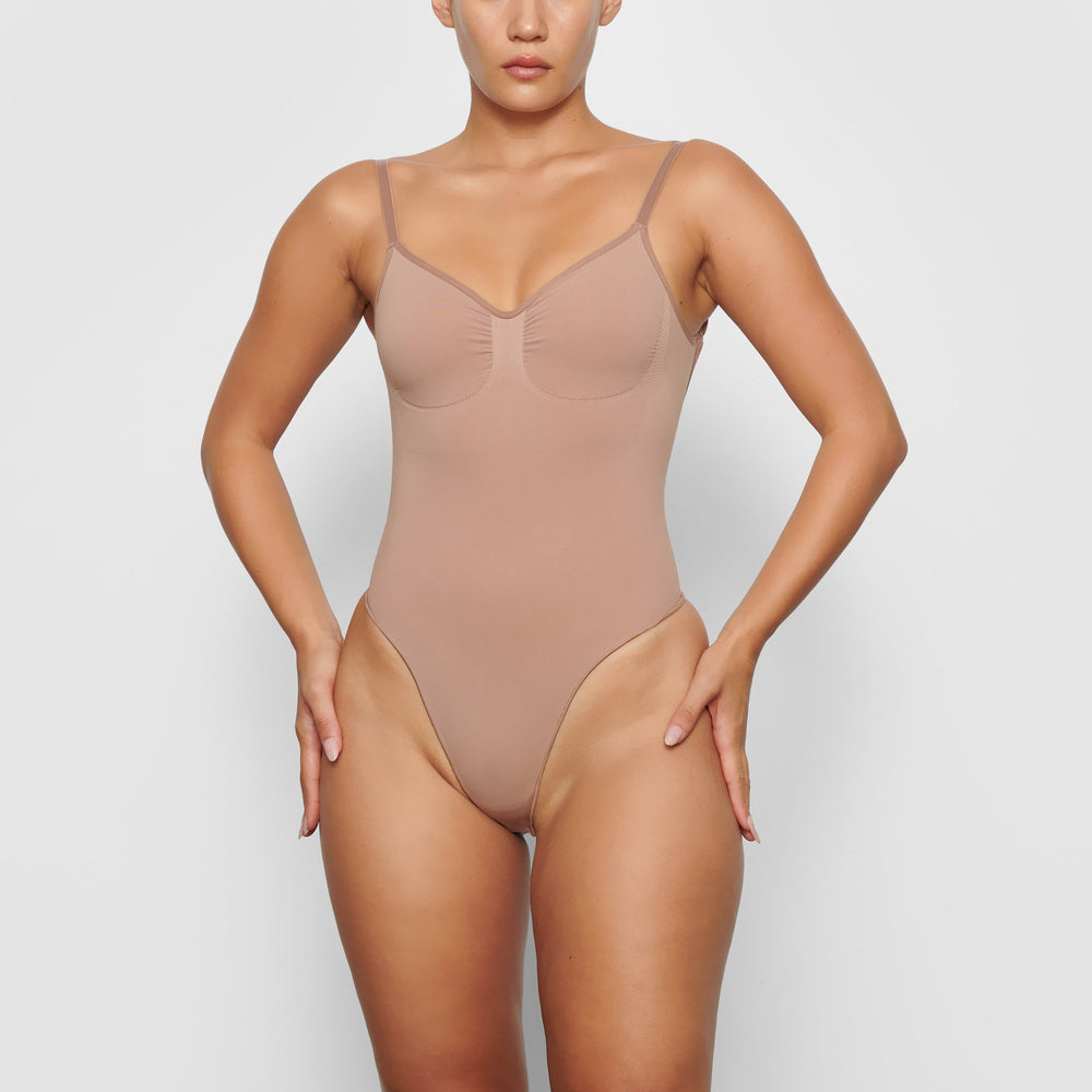 Skims SEAMLESS SCULPT BODYSUIT Low Back Bodysuit Abrikoos | VBQ-875649