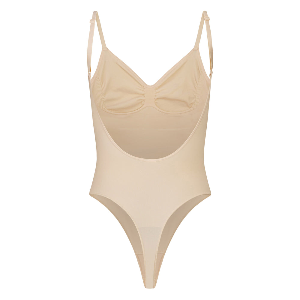 Skims SEAMLESS SCULPT BODYSUIT Low Back Bodysuit Bruin | XUY-875204
