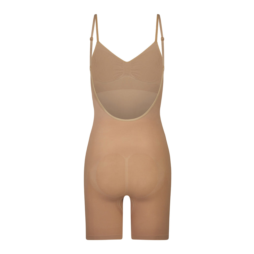 Skims SEAMLESS SCULPT MID THIGH Low Back Bodysuit Beige | BFY-823179