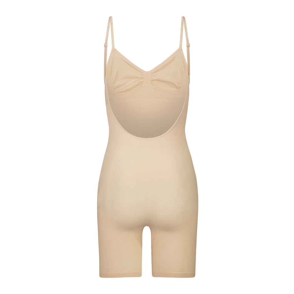 Skims SEAMLESS SCULPT MID THIGH Low Back Bodysuit Bruin | COB-584693