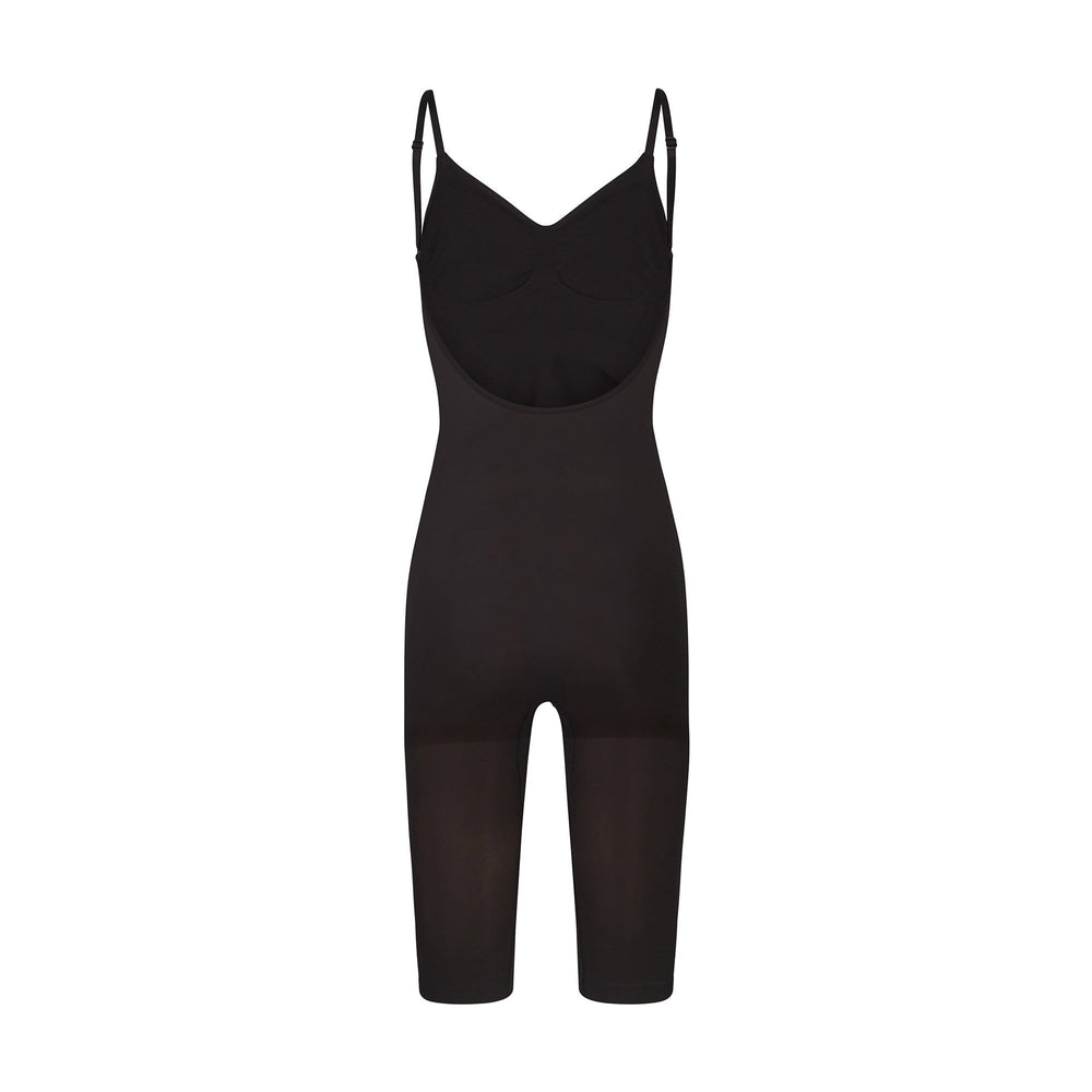 Skims SEAMLESS SCULPT WITH HOSIERY LEG Low Back Bodysuit Zwart | OMX-375068