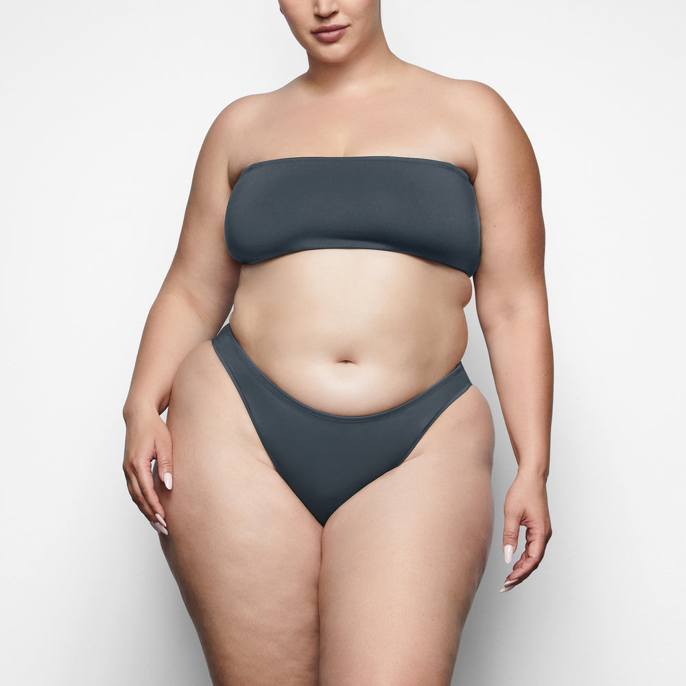 Skims SHAPING SWIM BANDEAU BIKINI TOP Two Pieces Diepgrijs | XTB-840765