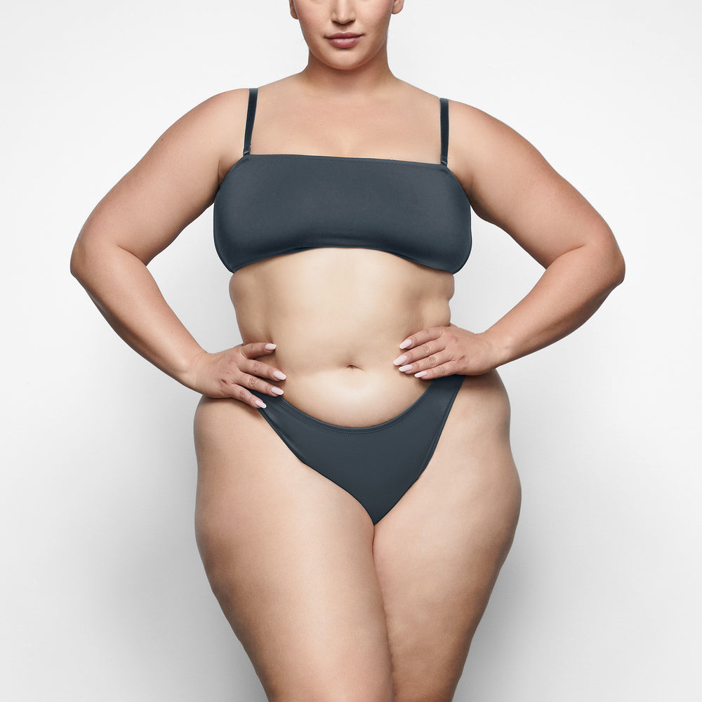 Skims SHAPING SWIM BANDEAU BIKINI TOP Two Pieces Diepgrijs | XTB-840765