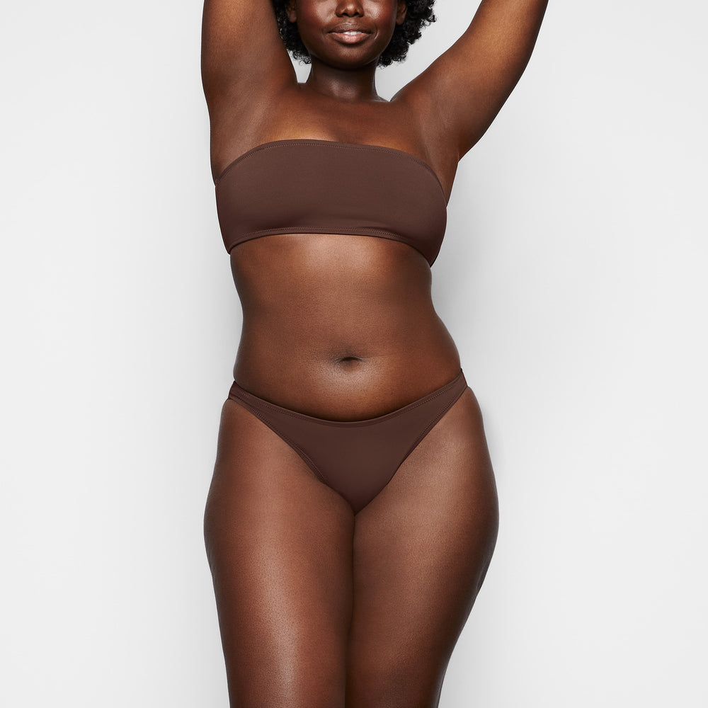 Skims SHAPING SWIM DIPPED BIKINI BOTTOM Two Pieces Chocola | WYD-230978