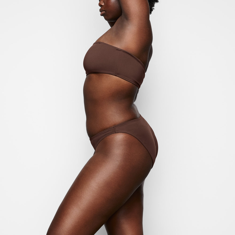 Skims SHAPING SWIM DIPPED BIKINI BOTTOM Two Pieces Chocola | WYD-230978