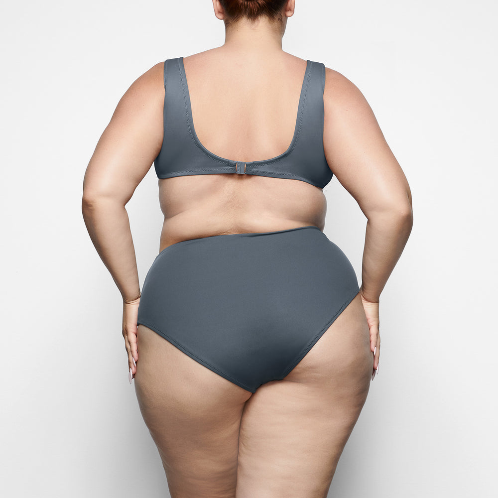 Skims SHAPING SWIM HIGH WAIST BIKINI BOTTOM Two Pieces Diepgrijs | TAW-365490