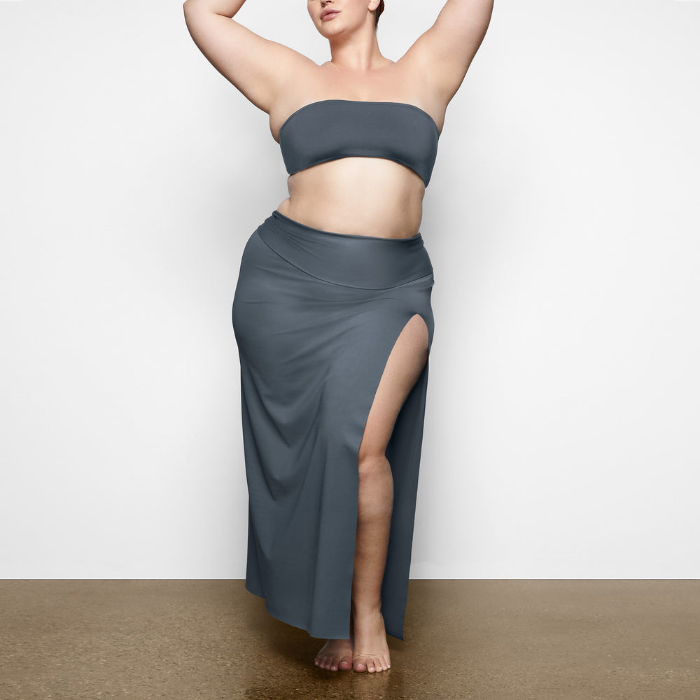 Skims SHAPING SWIM LONG SKIRT Cover-ups Diepgrijs | DNO-973451