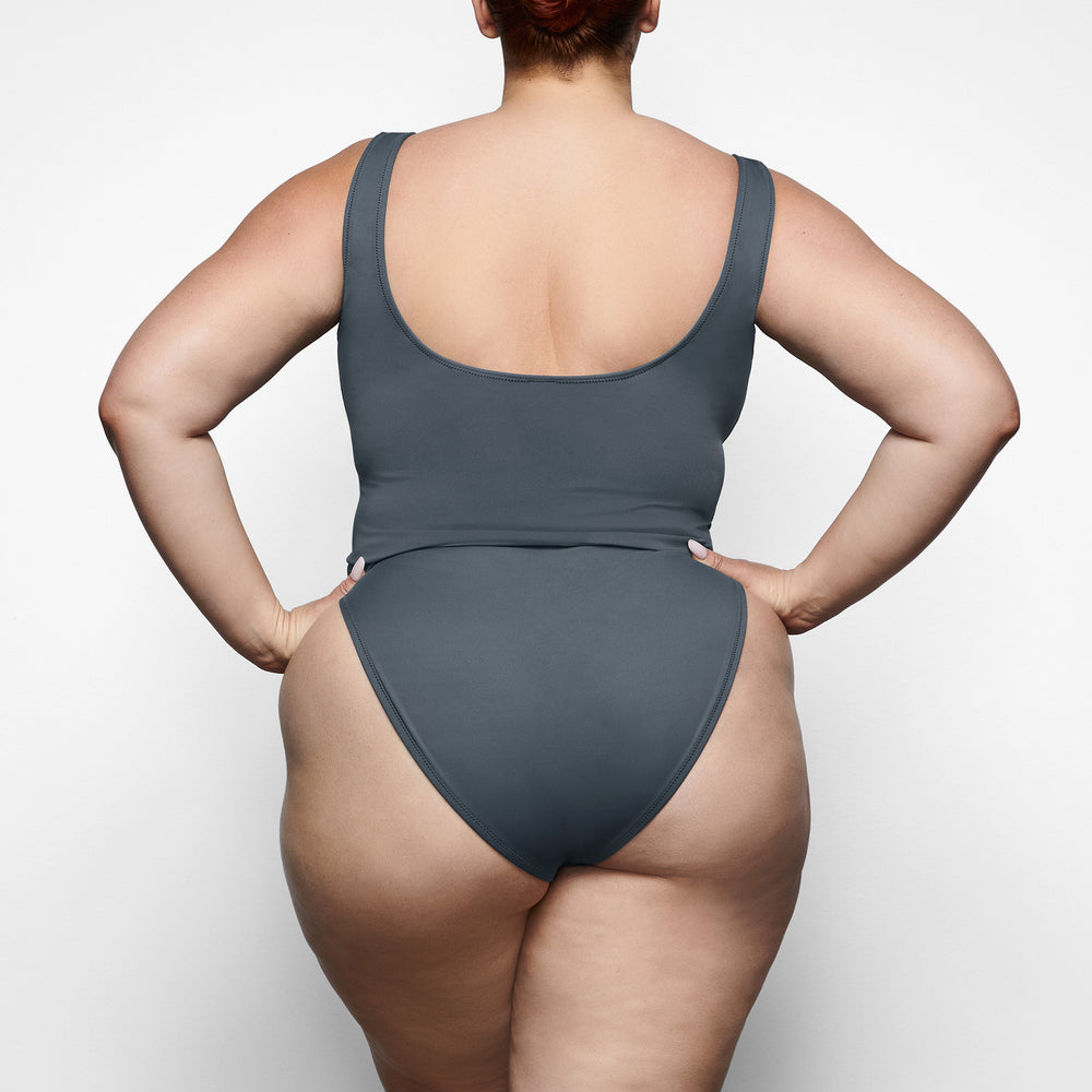 Skims SHAPING SWIM TANK BIKINI TOP Two Pieces Diepgrijs | ZGL-049716