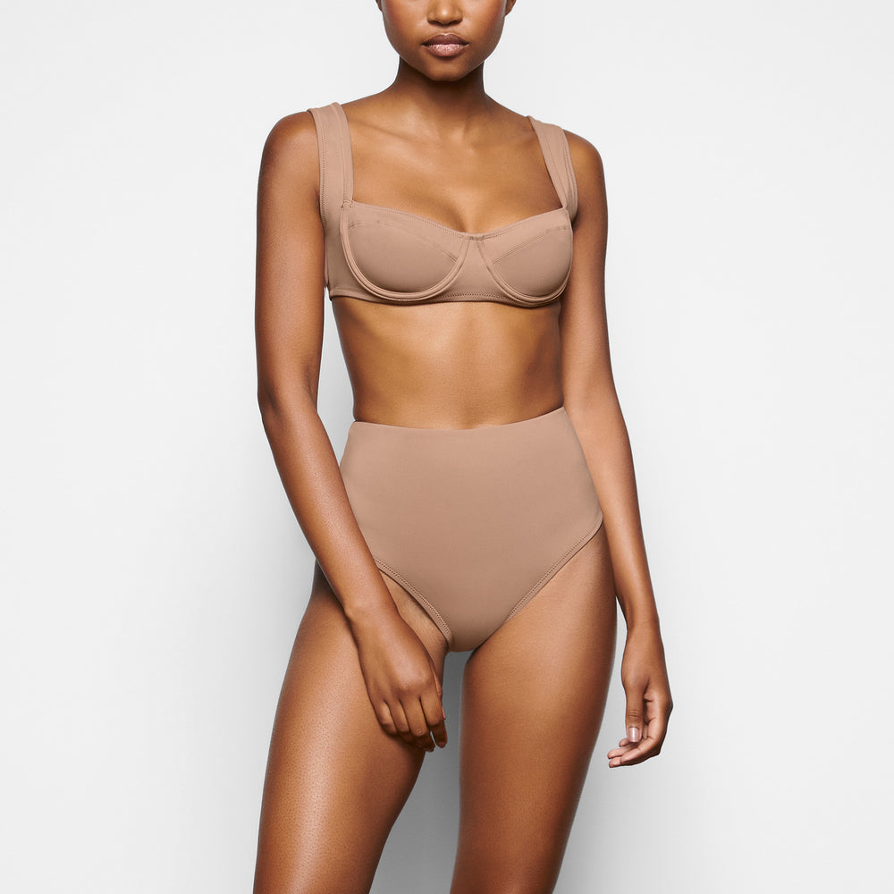 Skims SHAPING SWIM UNLINED UNDERWIRE BIKINI TOP Two Pieces Abrikoos | MEG-350489