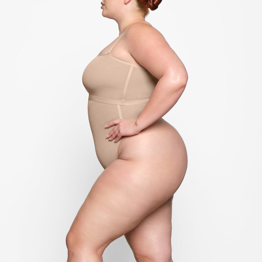 Skims SHEER SCULPT Bandeau Top Beige | CGV-394025