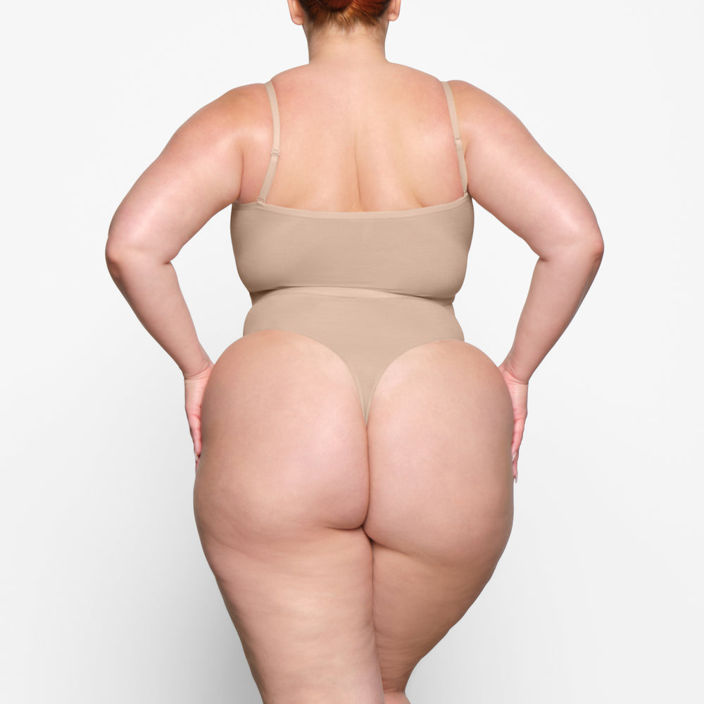 Skims SHEER SCULPT Bandeau Top Beige | CGV-394025