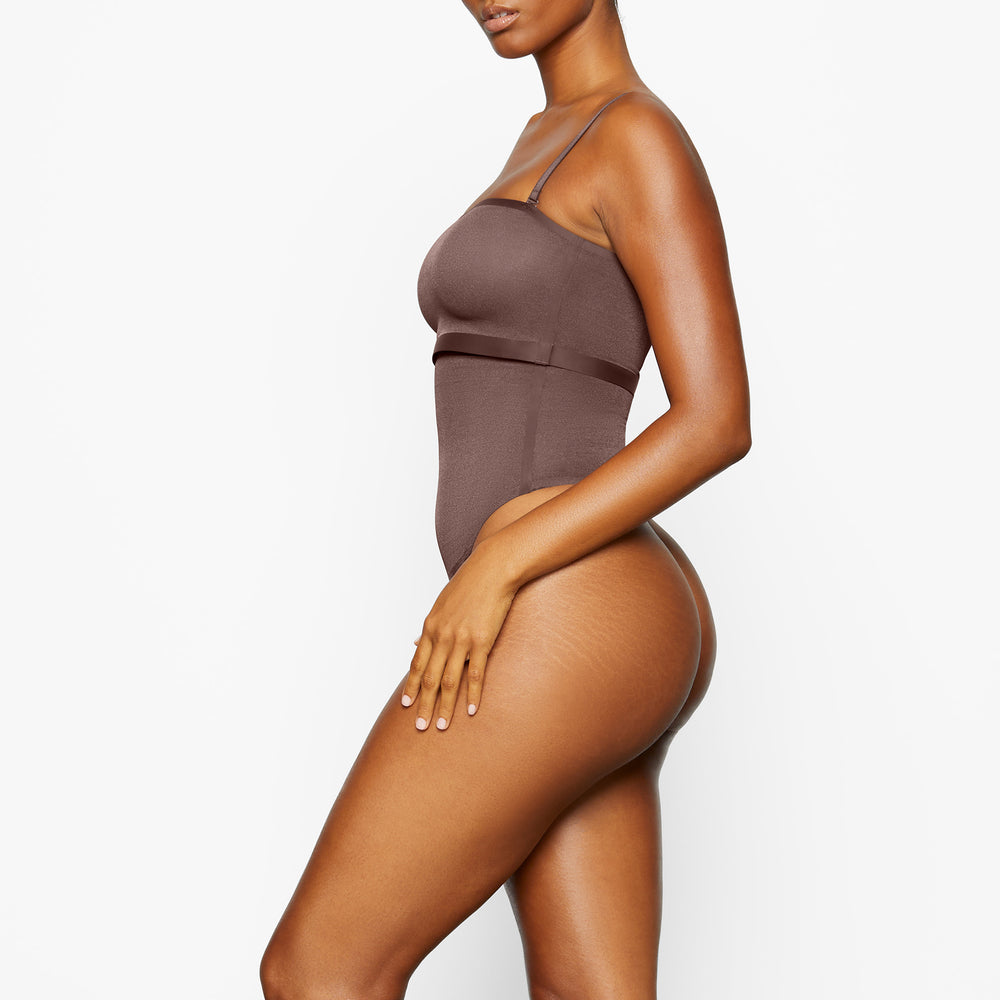 Skims SHEER SCULPT Bandeau Top Chocola | HTV-769185