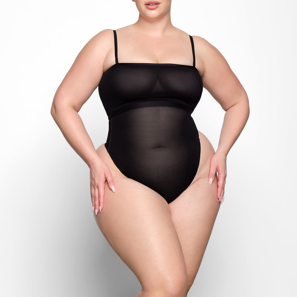 Skims SHEER SCULPT Bandeau Top Zwart | PIC-584037