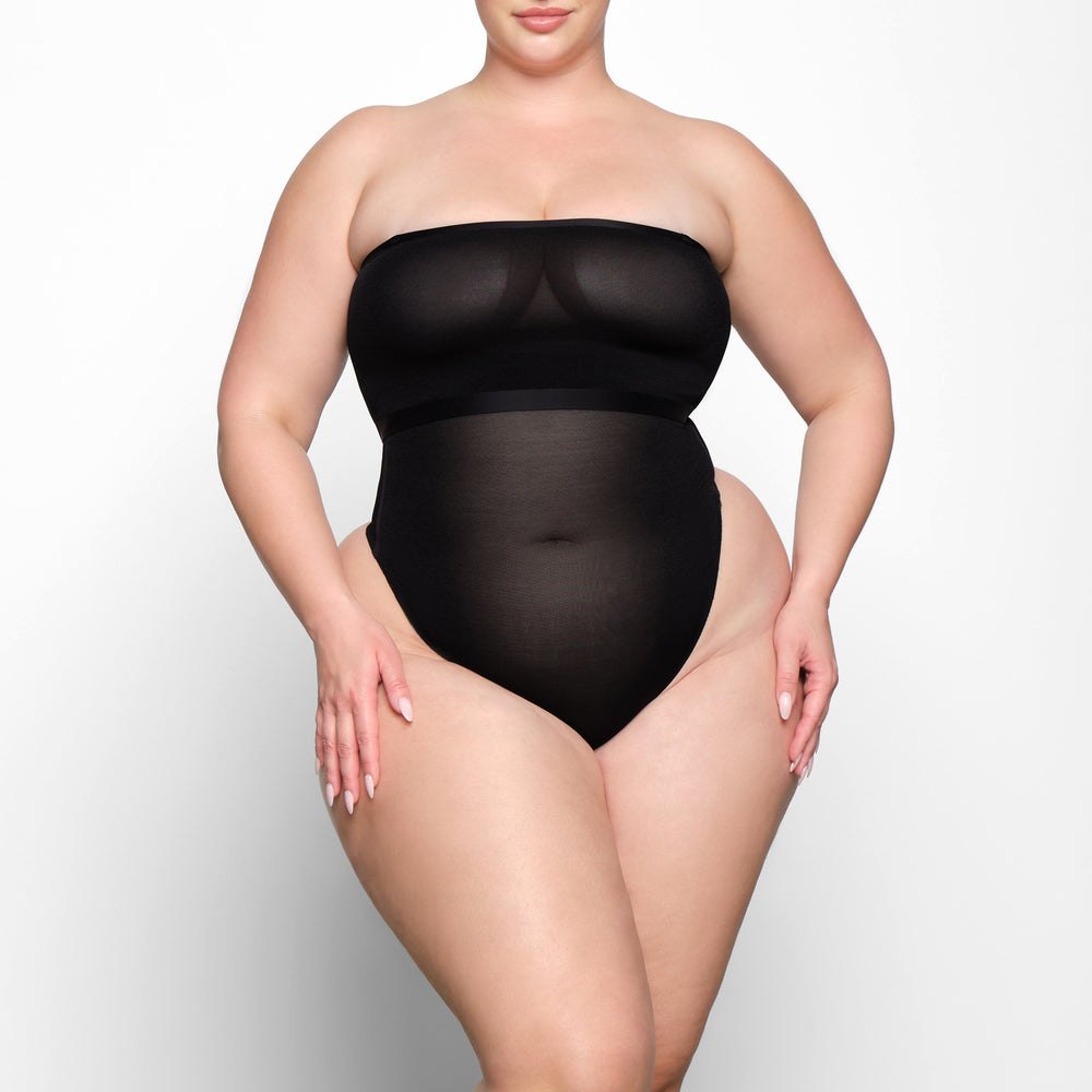 Skims SHEER SCULPT Bandeau Top Zwart | PIC-584037