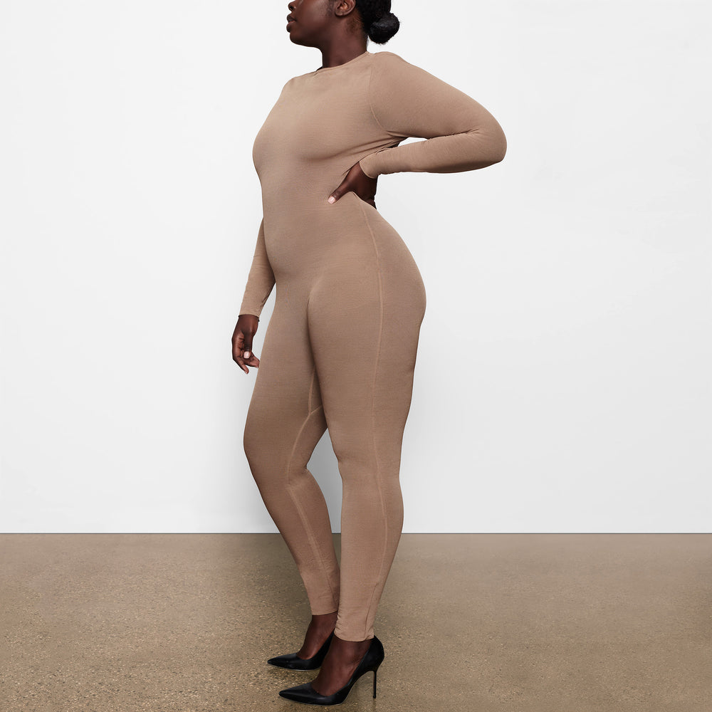 Skims SHEER SCULPT CATSUIT Bodysuit Abrikoos | MJZ-471823