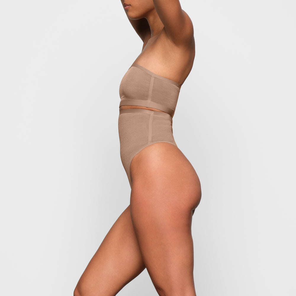 Skims SHEER SCULPT HIGH WAIST Thong Abrikoos | EDY-172345