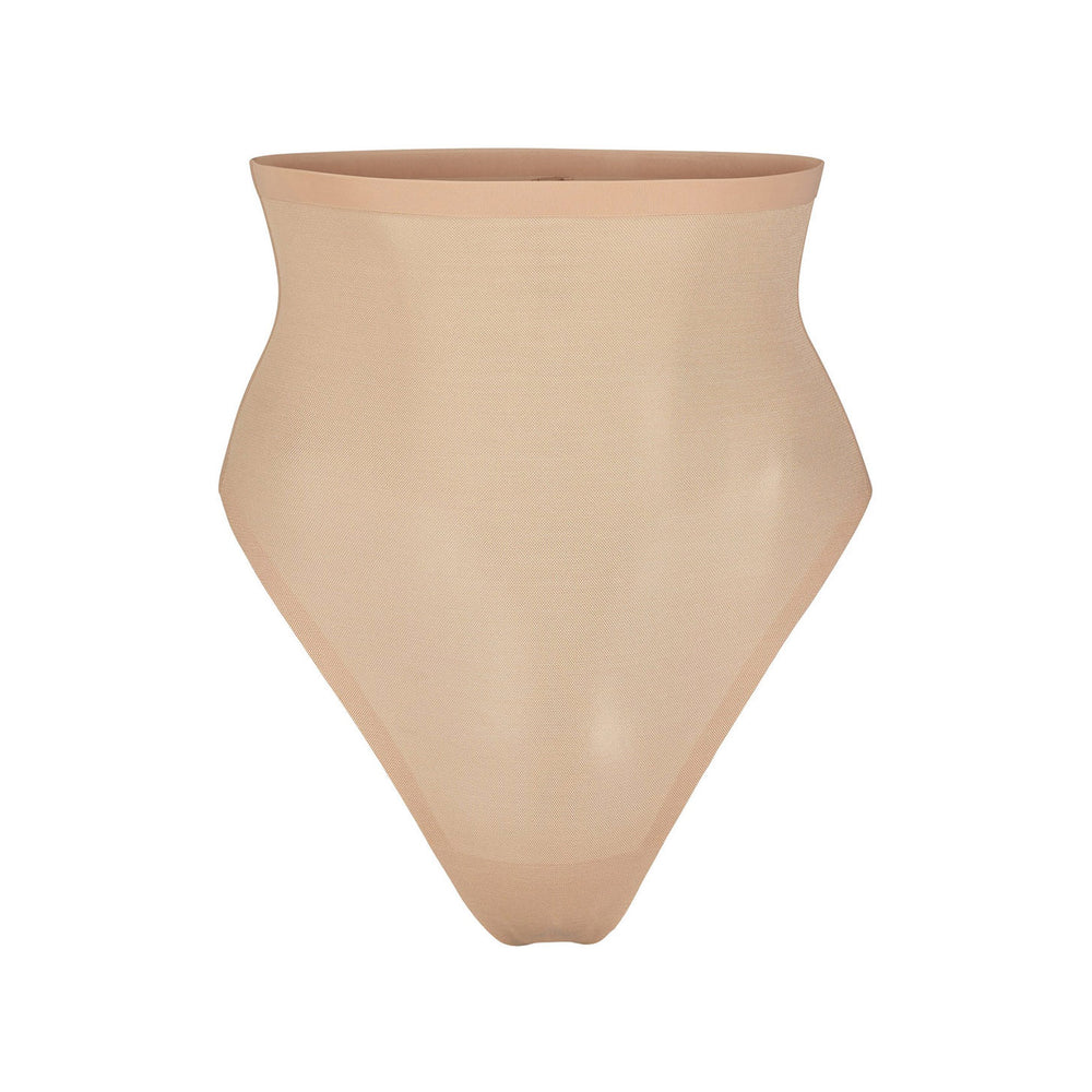 Skims SHEER SCULPT HIGH WAIST Thong Beige | ZBL-520479