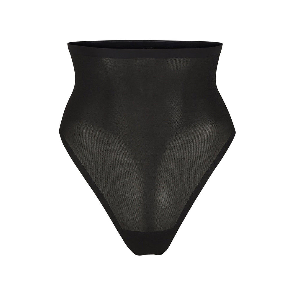 Skims SHEER SCULPT HIGH WAIST Thong Zwart | JYT-896210