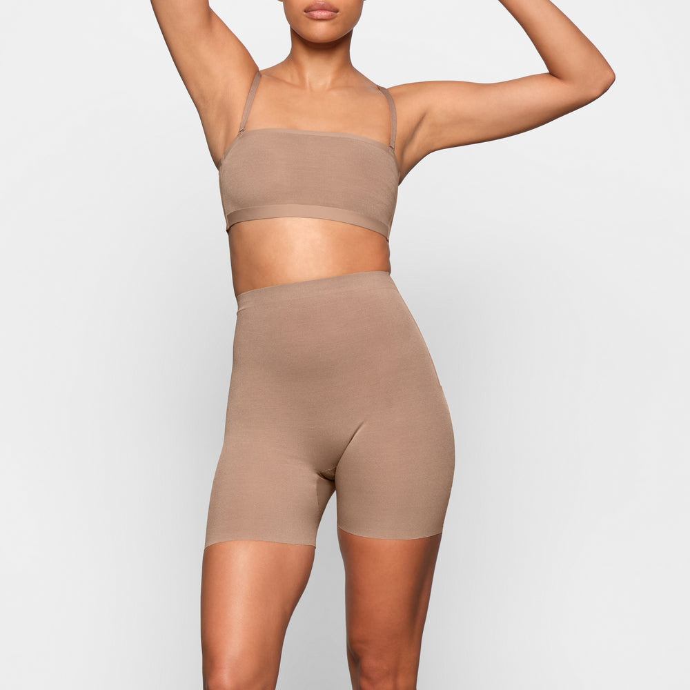 Skims SHEER SCULPT LOW BACK Korte Broek Abrikoos | IUC-172043