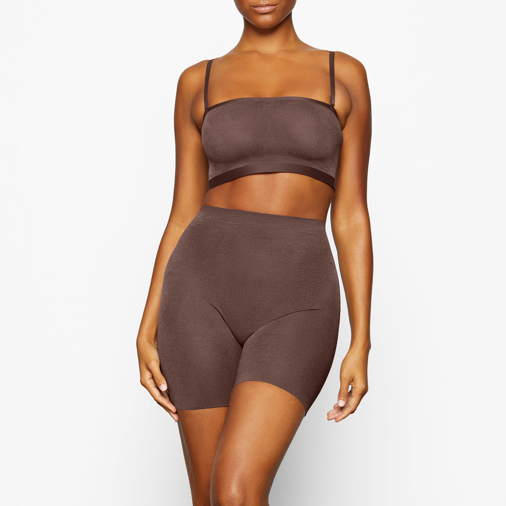 Skims SHEER SCULPT LOW BACK Korte Broek Chocola | OEM-276134