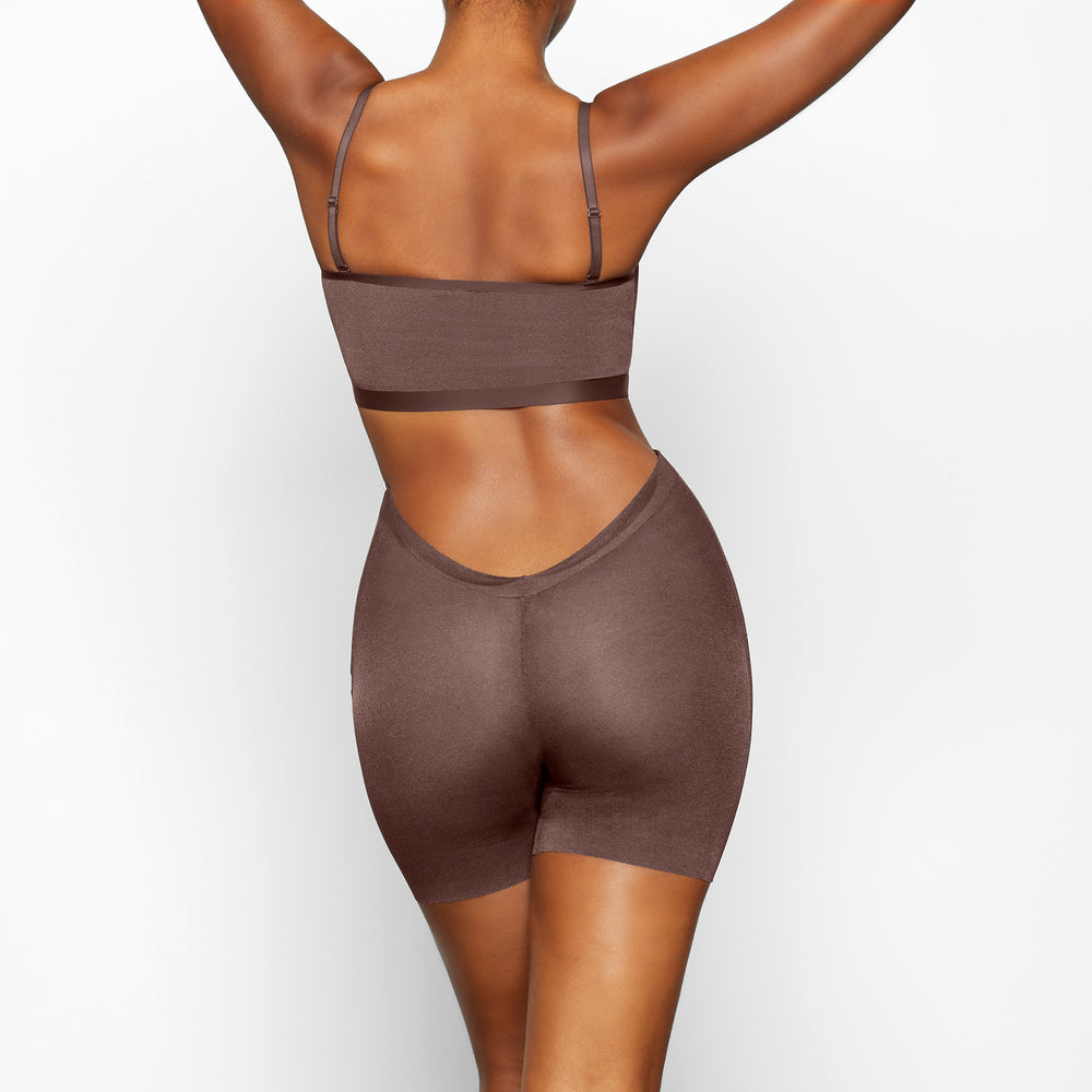 Skims SHEER SCULPT LOW BACK Korte Broek Chocola | OEM-276134