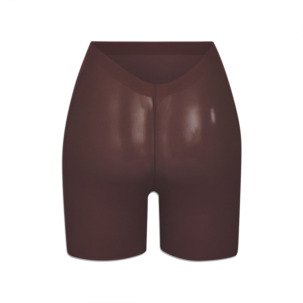 Skims SHEER SCULPT LOW BACK Korte Broek Chocola | OEM-276134