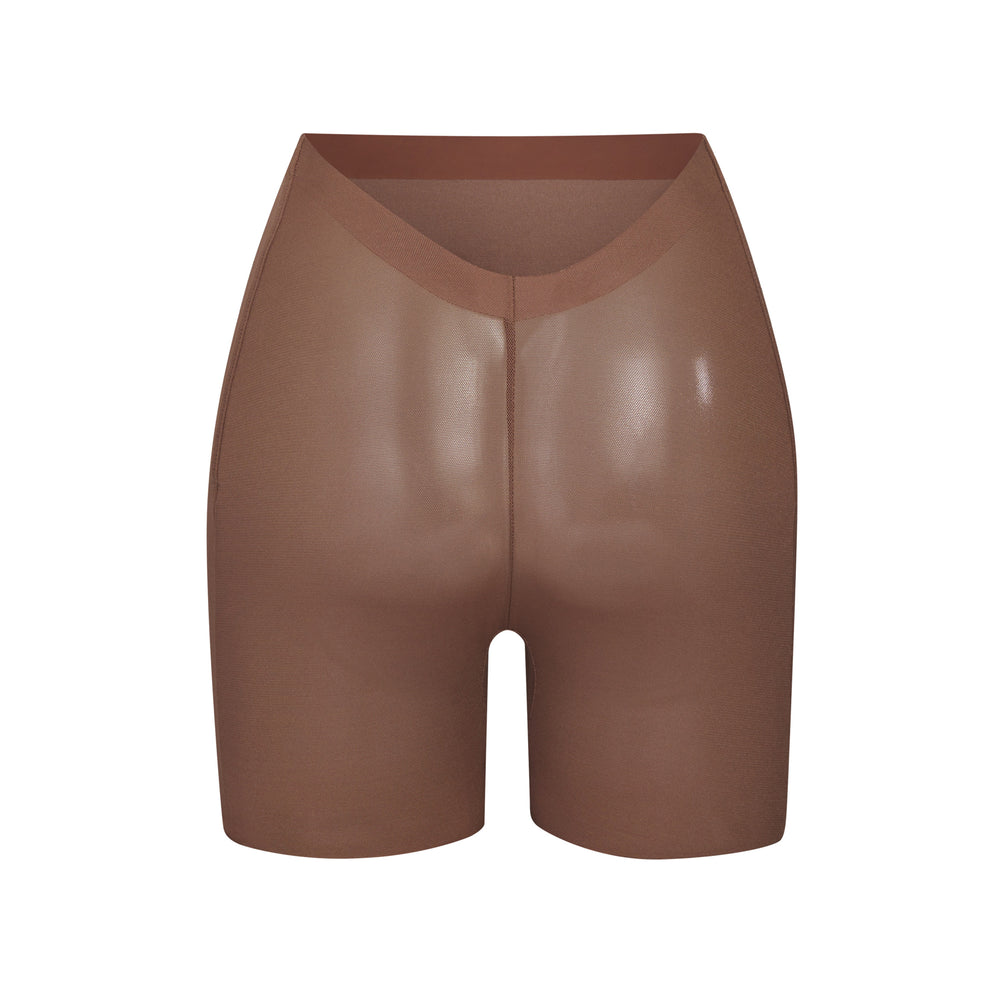 Skims SHEER SCULPT LOW BACK Korte Broek Bruin | OLG-280961