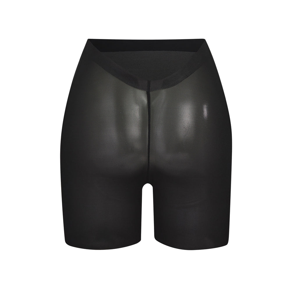 Skims SHEER SCULPT LOW BACK Korte Broek Zwart | QYE-975823