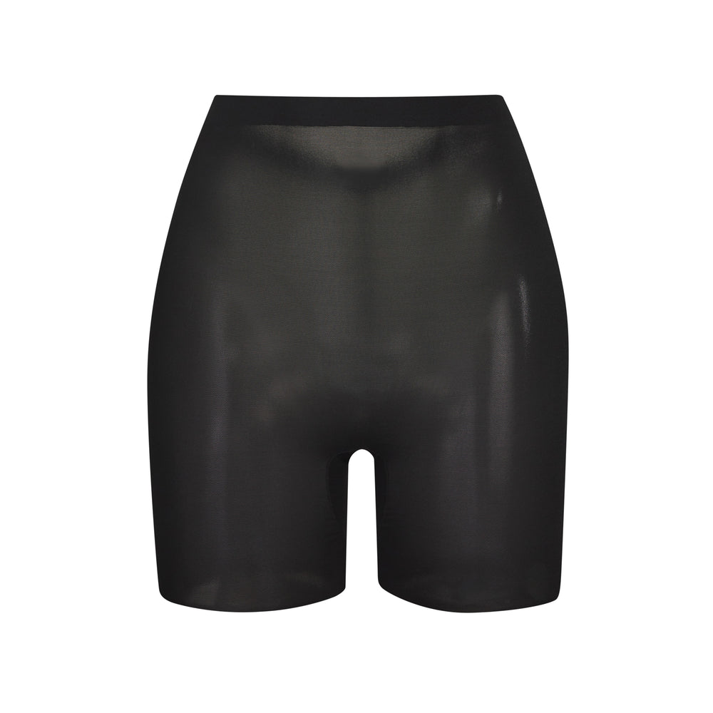 Skims SHEER SCULPT LOW BACK Korte Broek Zwart | QYE-975823