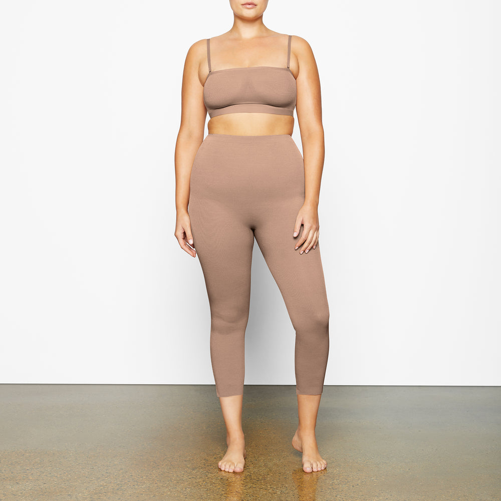 Skims SHEER SCULPT LOW BACK Leggings Abrikoos | ZSY-782160