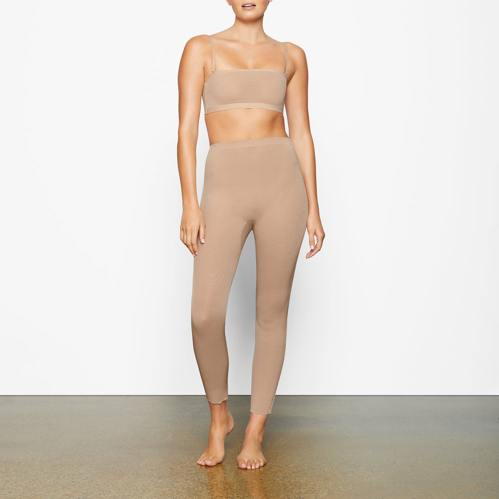 Skims SHEER SCULPT LOW BACK Leggings Beige | CBU-305682