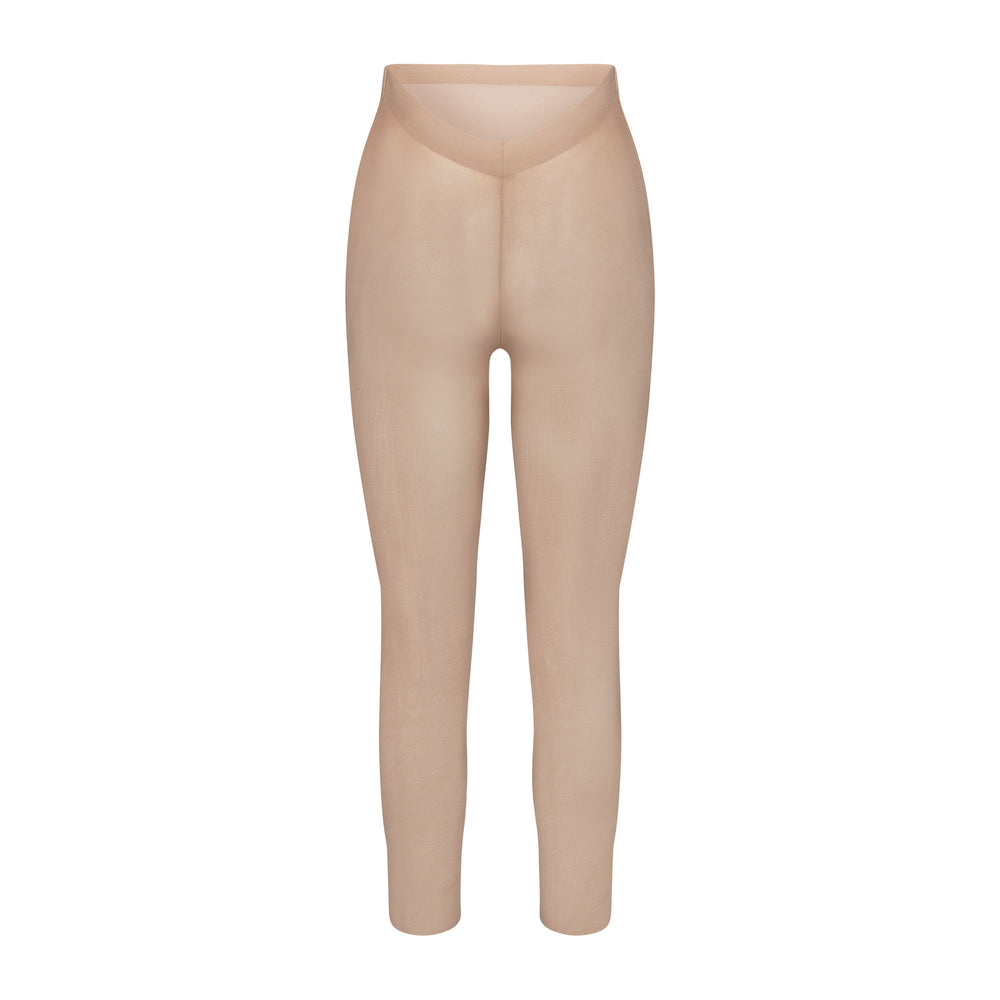 Skims SHEER SCULPT LOW BACK Leggings Beige | CBU-305682