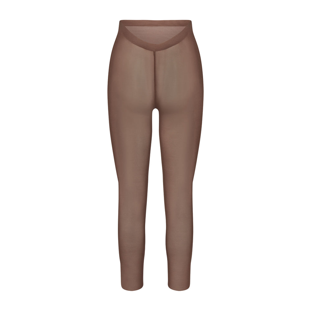 Skims SHEER SCULPT LOW BACK Leggings Bruin | VHF-584709