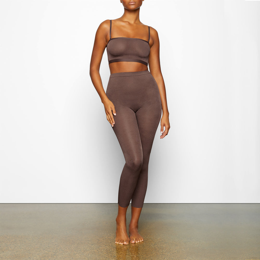 Skims SHEER SCULPT LOW BACK Leggings Chocola | YOQ-658712