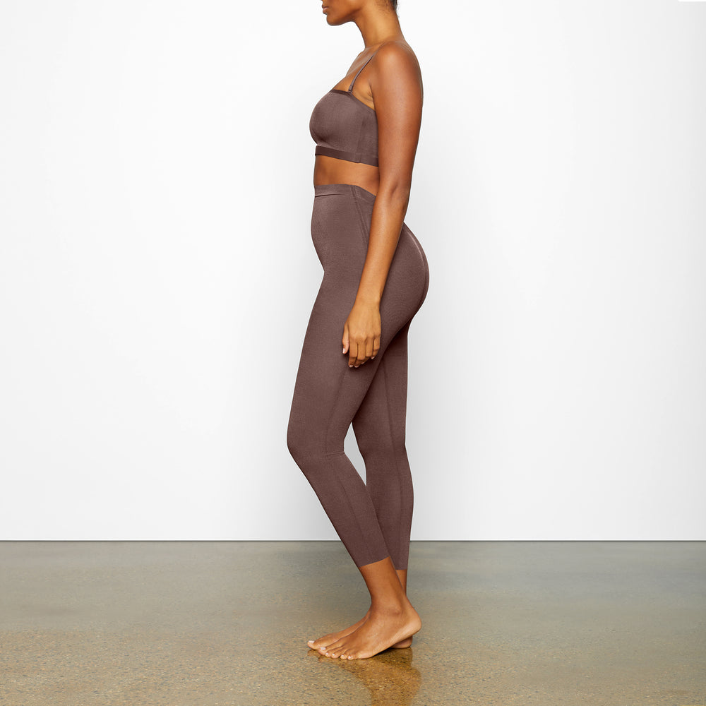 Skims SHEER SCULPT LOW BACK Leggings Chocola | YOQ-658712