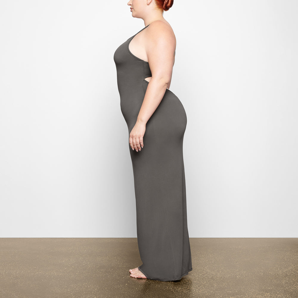Skims SMOOTH LOUNGE LOW BACK CAMI Dress Diepgrijs | UOA-047961