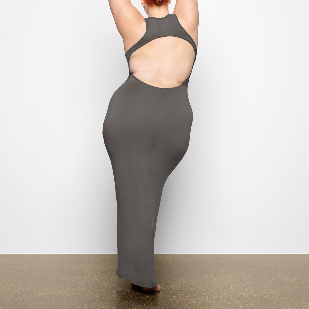 Skims SMOOTH LOUNGE OPEN RACERBACK Dress Diepgrijs | FCP-459708