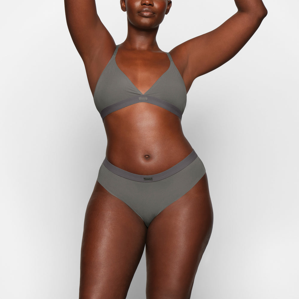 Skims SMOOTH RIB Bikini Diepgrijs | QZA-985462