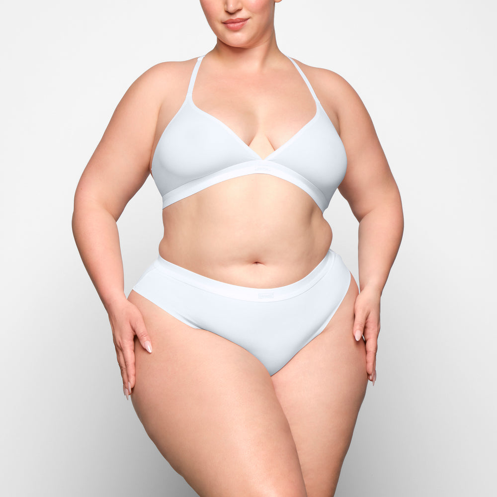 Skims SMOOTH RIB Bikini Wit | IFM-896743