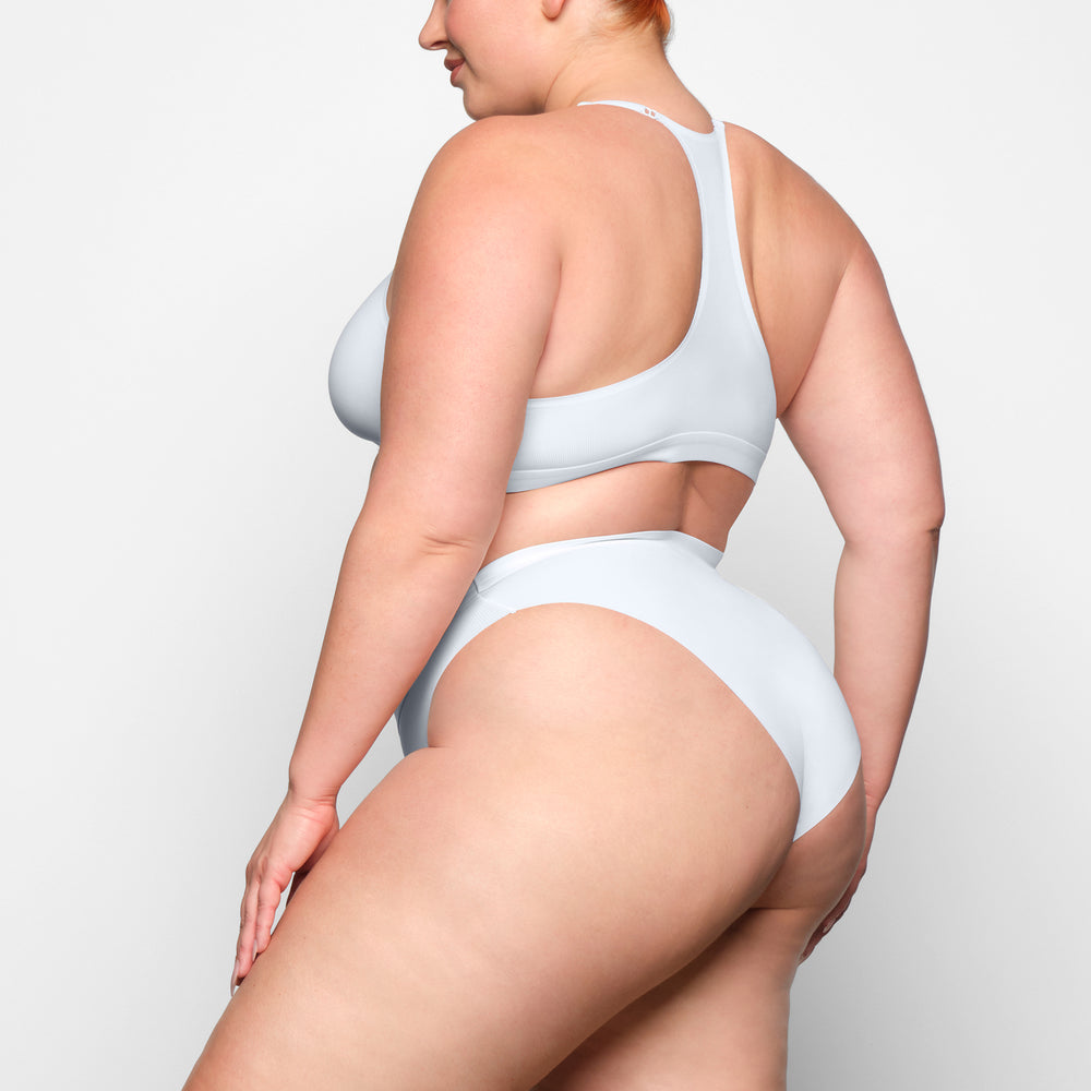 Skims SMOOTH RIB Bikini Wit | IFM-896743