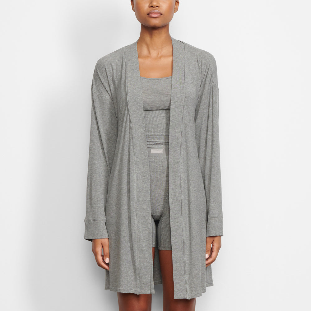 Skims SOFT LOUNGE Badjas Grijs | AVN-819370