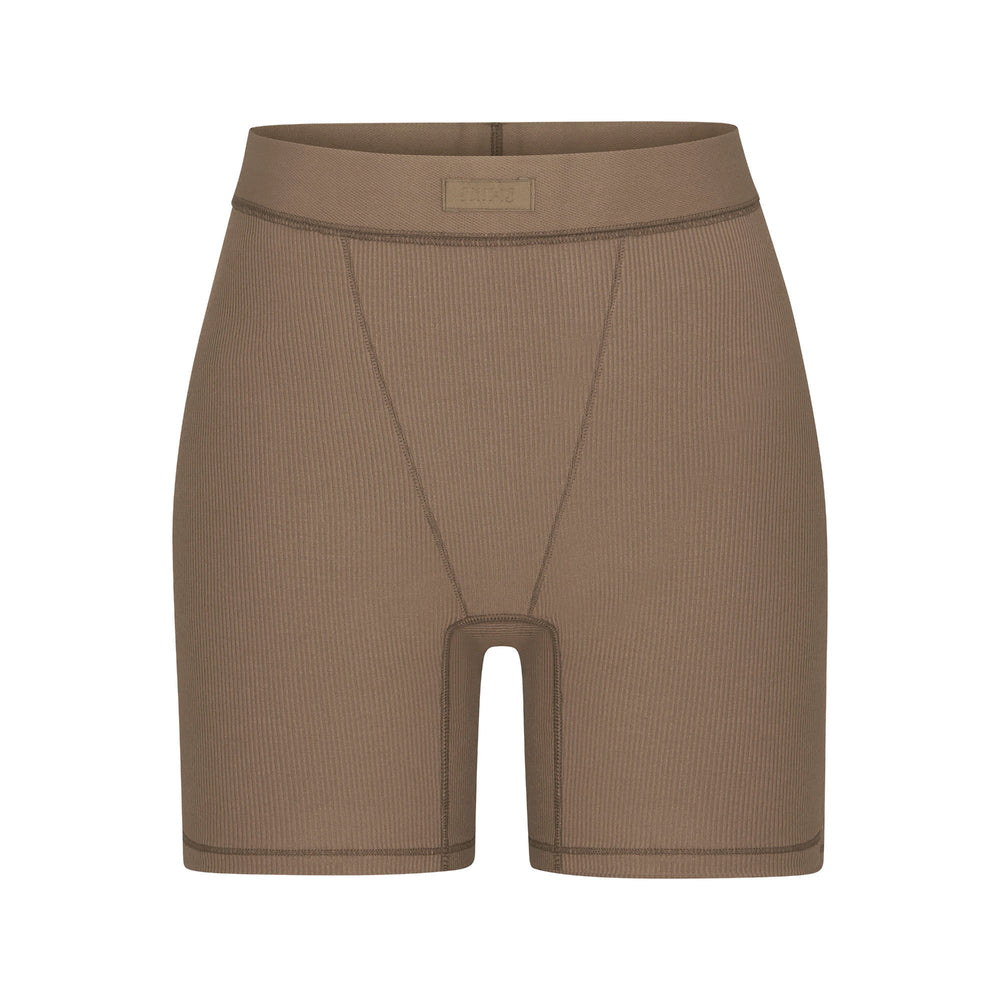 Skims SOFT LOUNGE Boxer Shorts Abrikoos | MQK-580341
