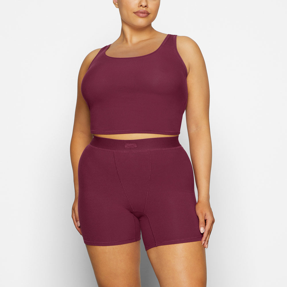 Skims SOFT LOUNGE Boxer Shorts Paars | YQV-873904