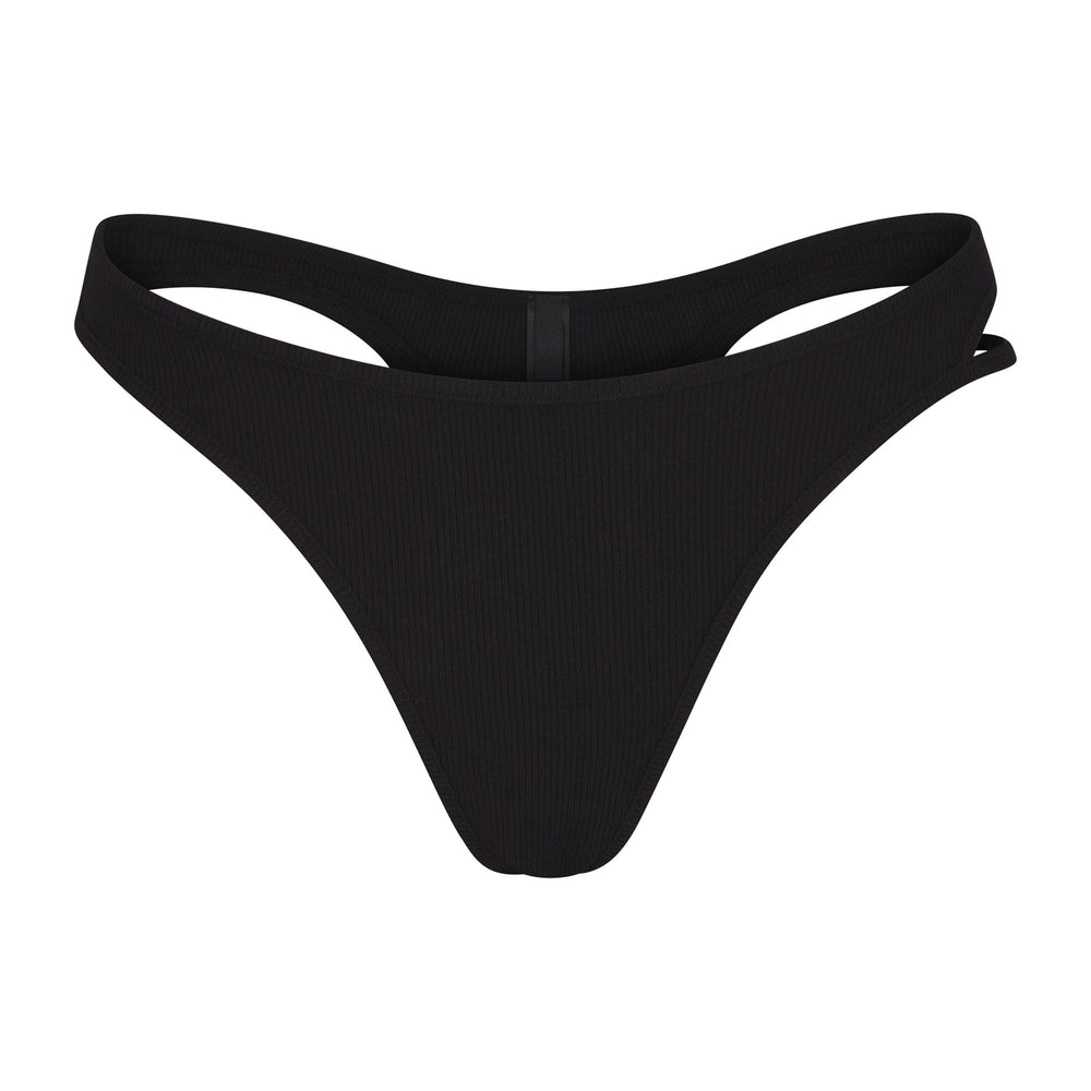 Skims SOFT LOUNGE CUT OUT Thong Zwart | TDL-304278