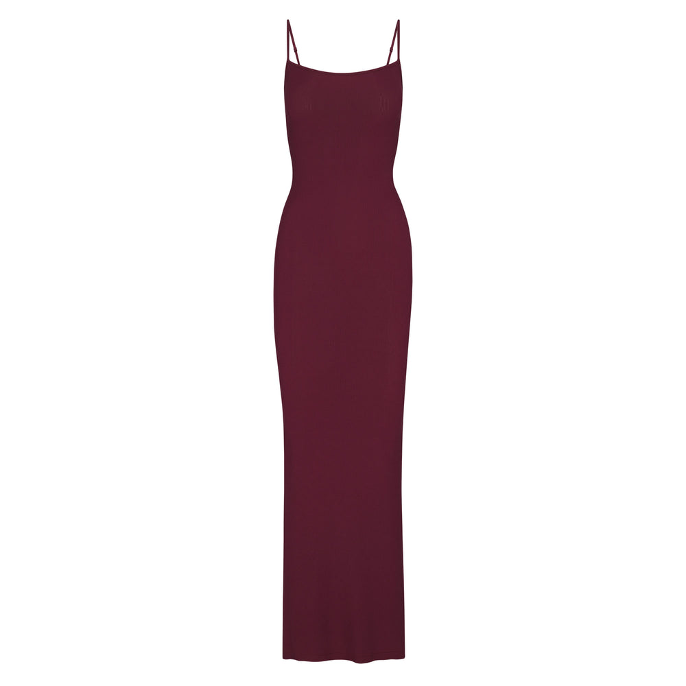 Skims SOFT LOUNGE LONG SLIP Dress Paars | KBE-413568